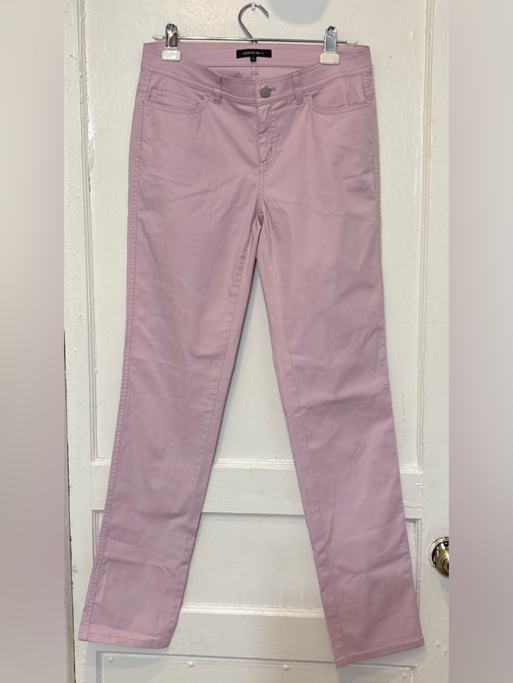 Lafayette 148 New York Lavender/ Pink Stretchy Skinny Jeans Size 4